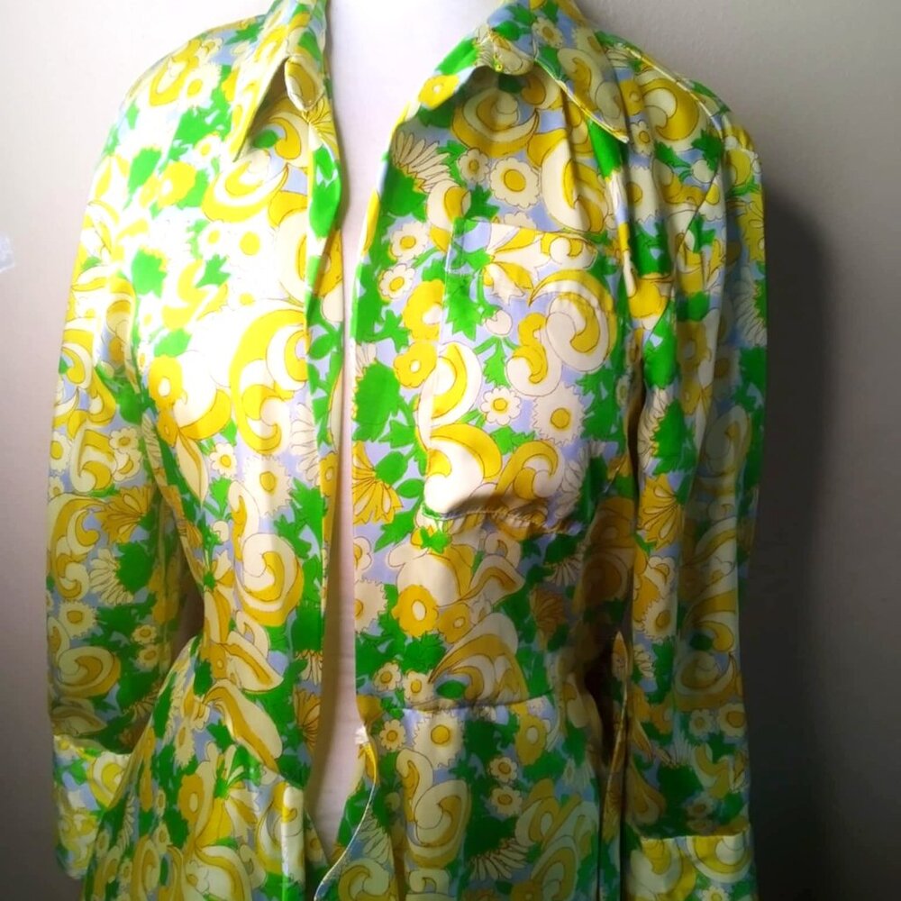 ZARA SPRING MEDIUM FLORAL TUNIC/ BLOUSE